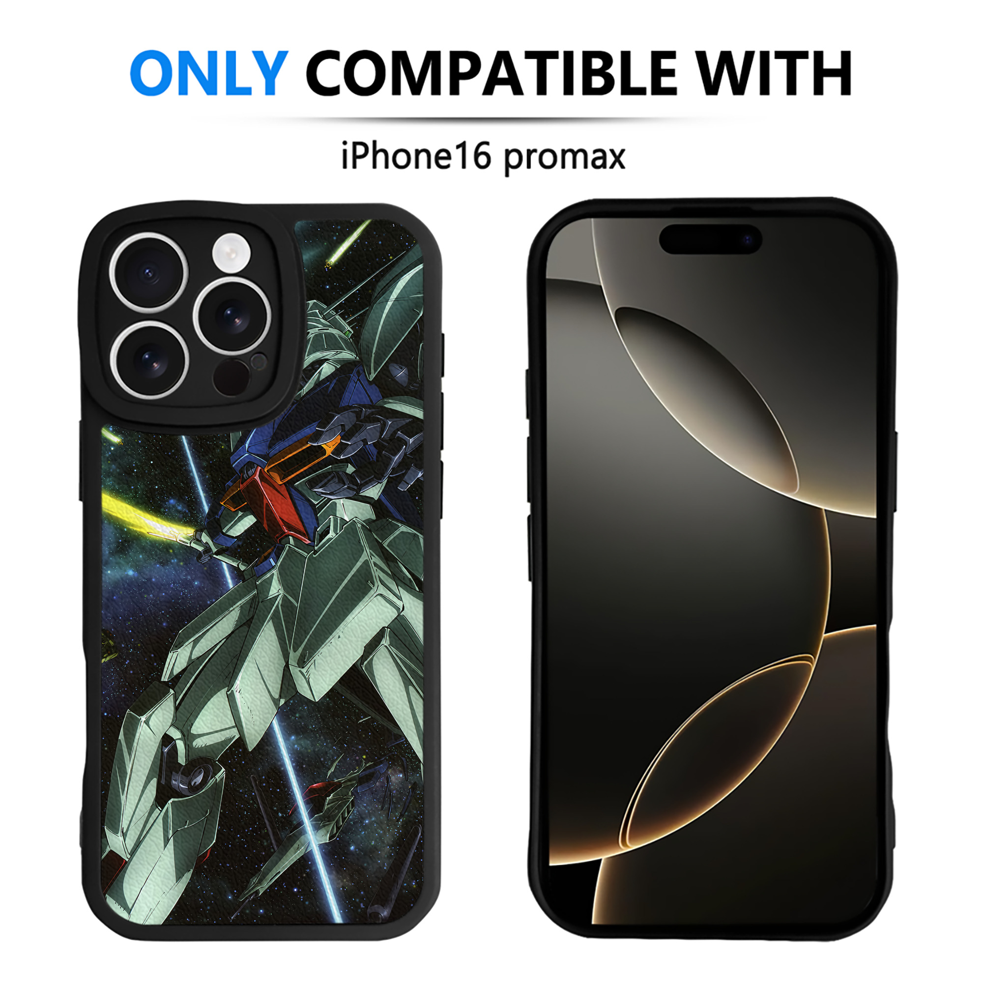 （画像用） 機動戦士ガンダム Mobile Suit Gundam 【iPhone 16シリーズ対応】シリコンスマホケース（レザー調） 材質：シリコン